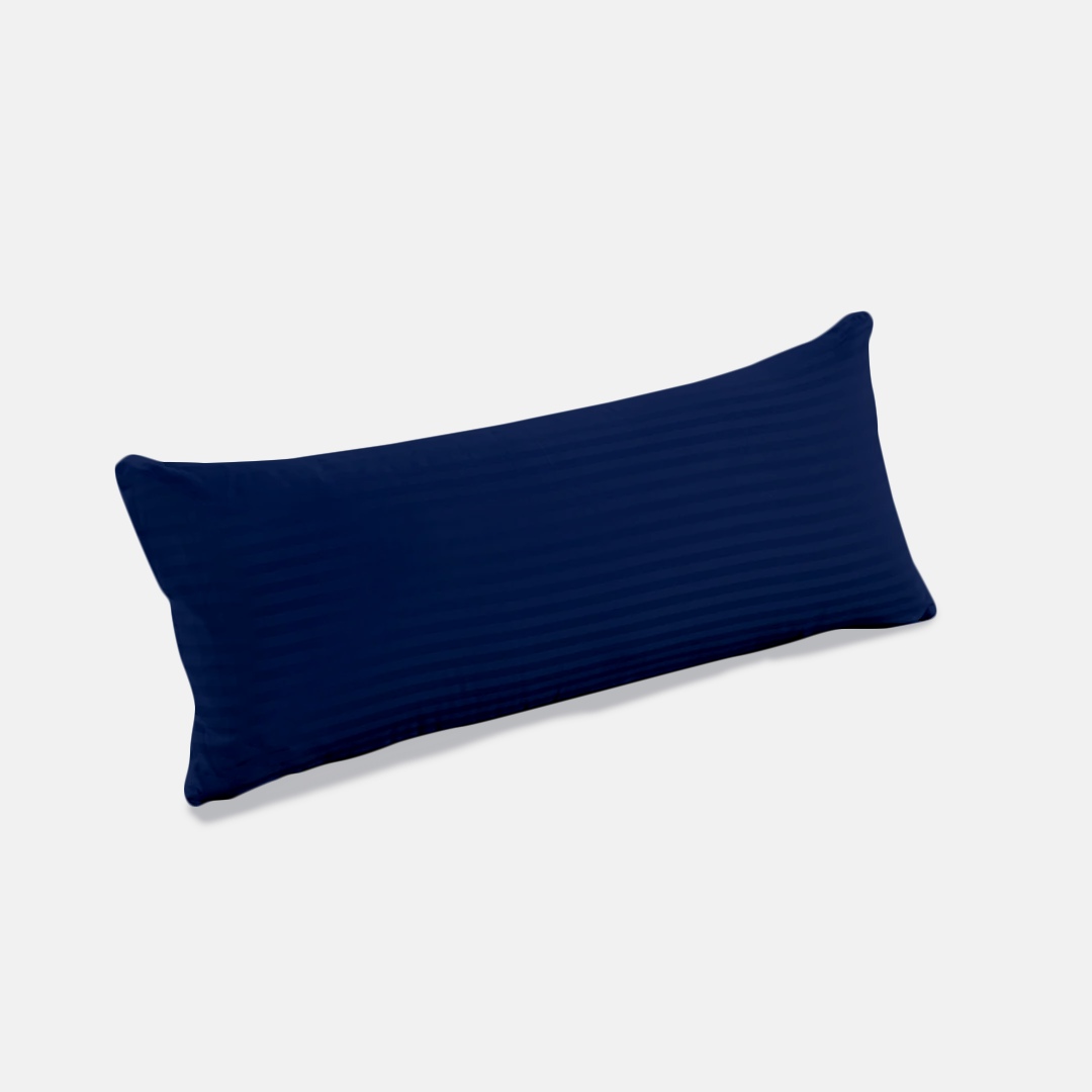 Royal Blue Stripe Body Pillow Cover Comfy Sateen