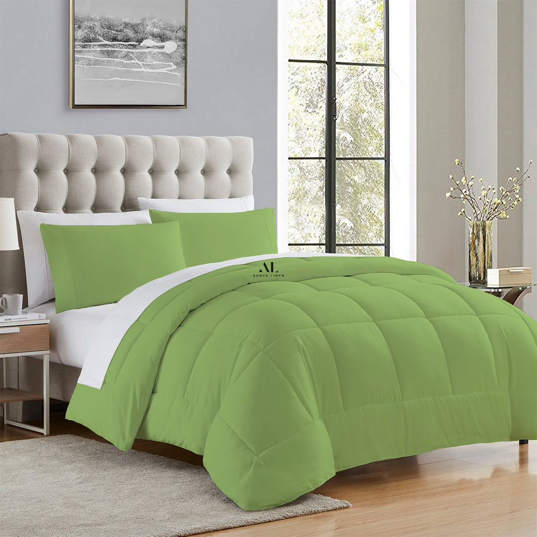 Ivory Comforter  Queen, King, twin xl - AanyaLinen