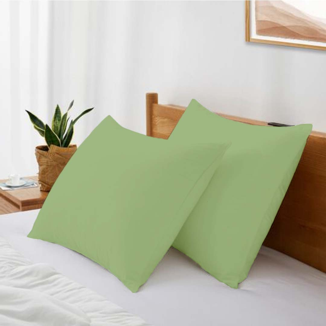 Sage Pillowcase Solid Bliss Sateen