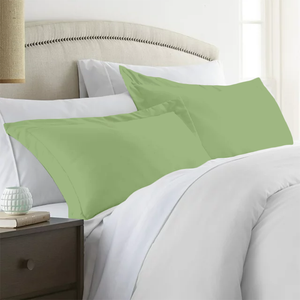 Sage Pillow Shams Solid Bliss Sateen