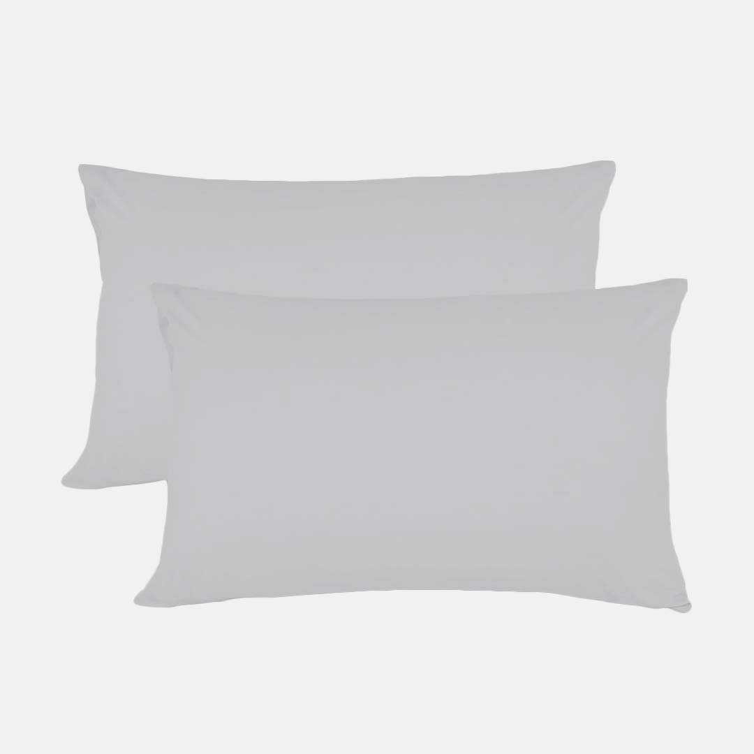 Silver Light Grey Pillowcases (Comfy 300TC)