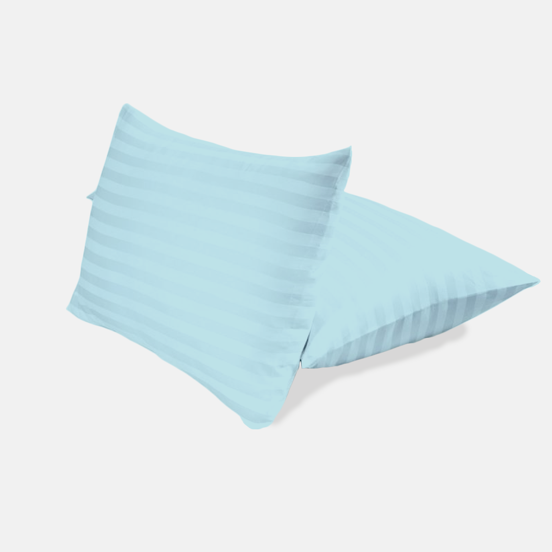 Light Blue Stripe Pillowcase Comfy Sateen