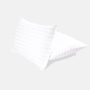 White Striped Pillowcase Bliss Sateen