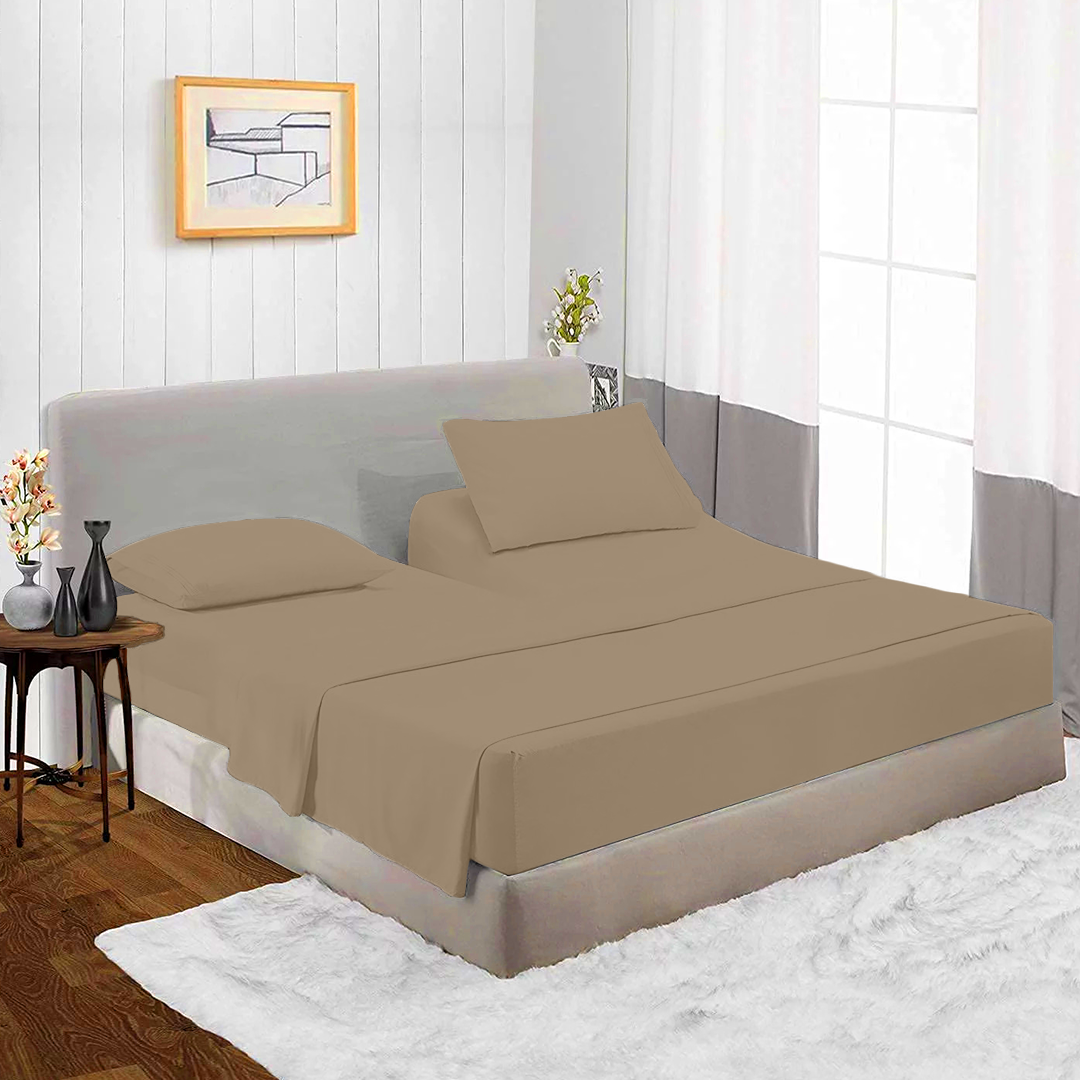 Cotton Split King Adjustable Sheets 