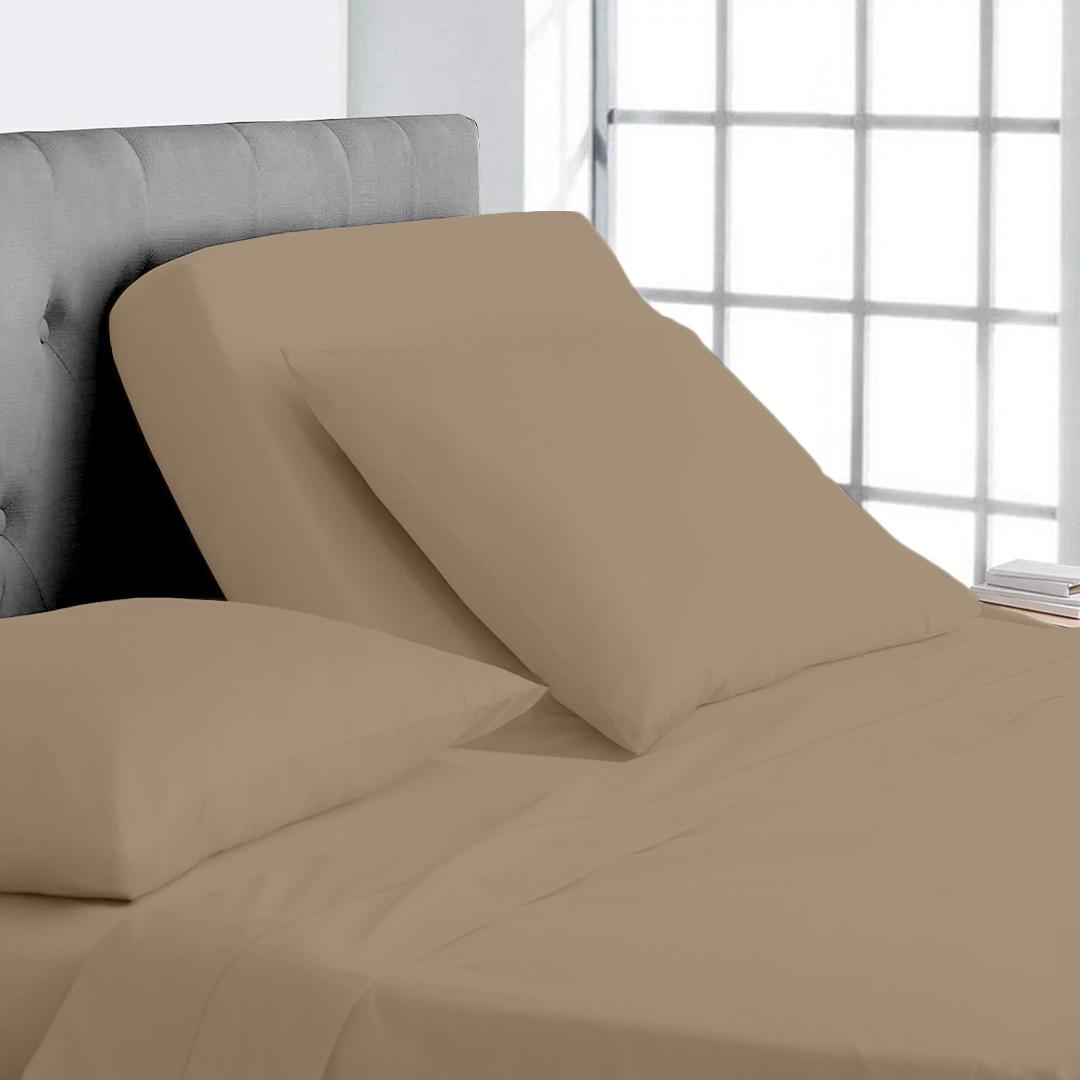 Taupe Top Split Sheet Set 34 Inches Bliss