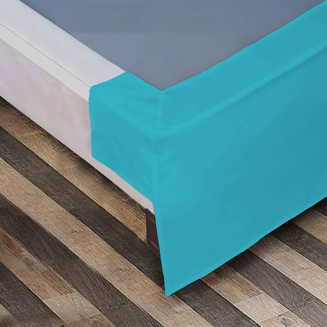 Turquoise Bed Skirt Solid (Comfy 300TC)