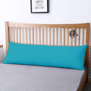 Turquoise Body Pillow Cover Solid Comfy