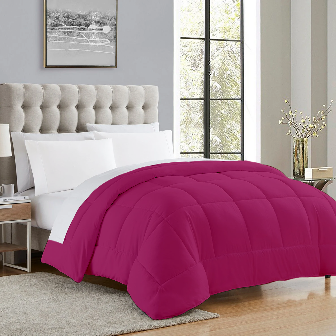 Hot Pink Comforter 400 GSM Comfy Sateen