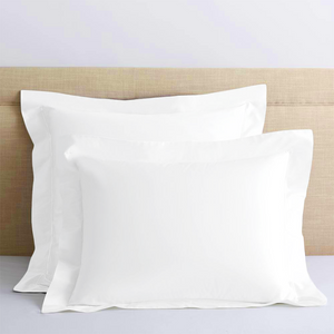 Bliss White Euro Shams Sateen Solid