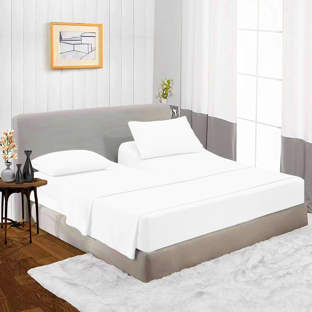 Cotton Split King Adjustable Sheets 