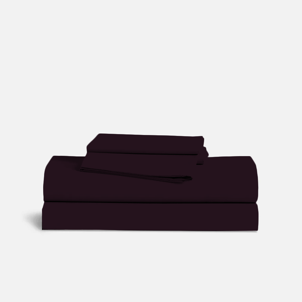 Wine Sheet Set Comfy Solid Sateen