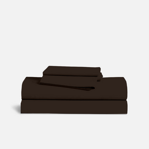 Chocolate Sheet Set Bliss Solid Sateen