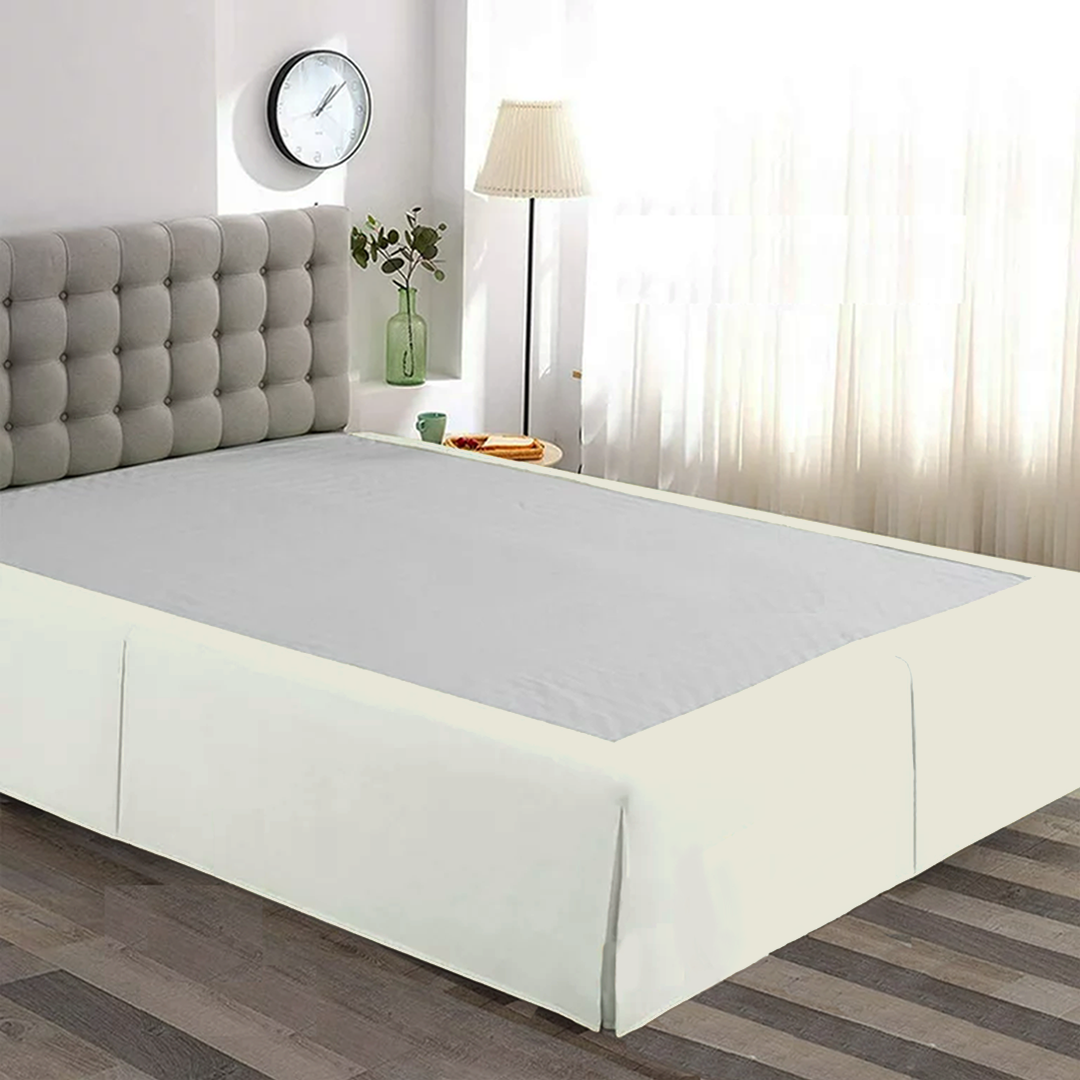 Ivory Bed Skirt Solid Bliss