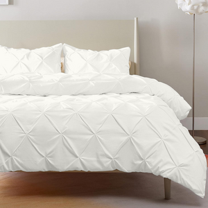 Ivory Pintuck Duvet Cover Set Bliss