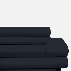 Navy Blue Waterbed Sheet Set