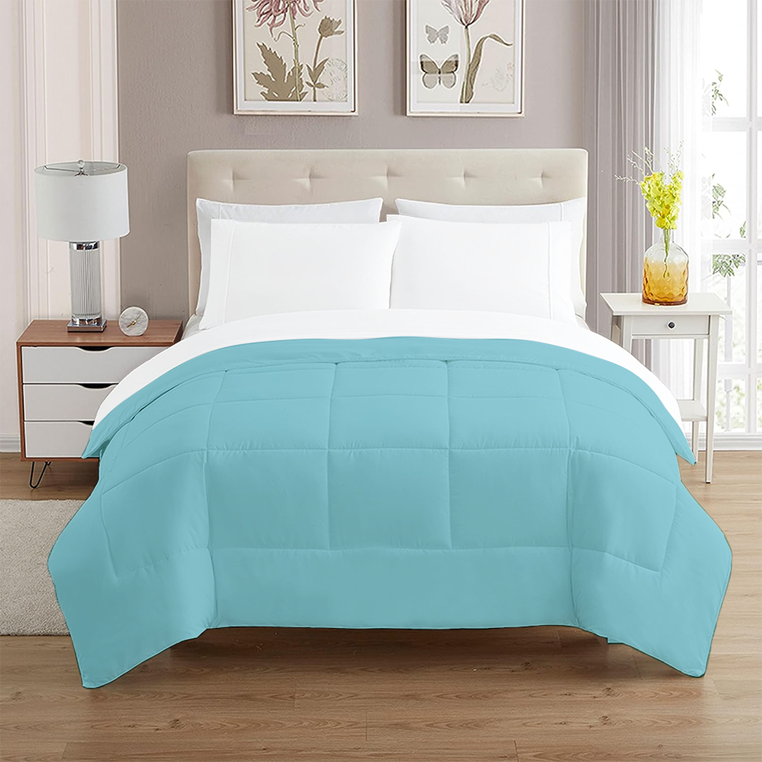 Comfy Light Blue Comforter 400 GSM Sateen