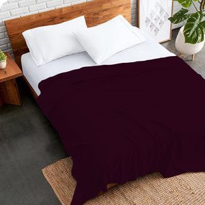 Wine Flat Sheet Solid (Comfy 300TC)