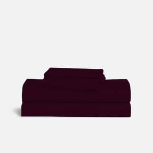 Wine Sheet Set Comfy Solid Sateen