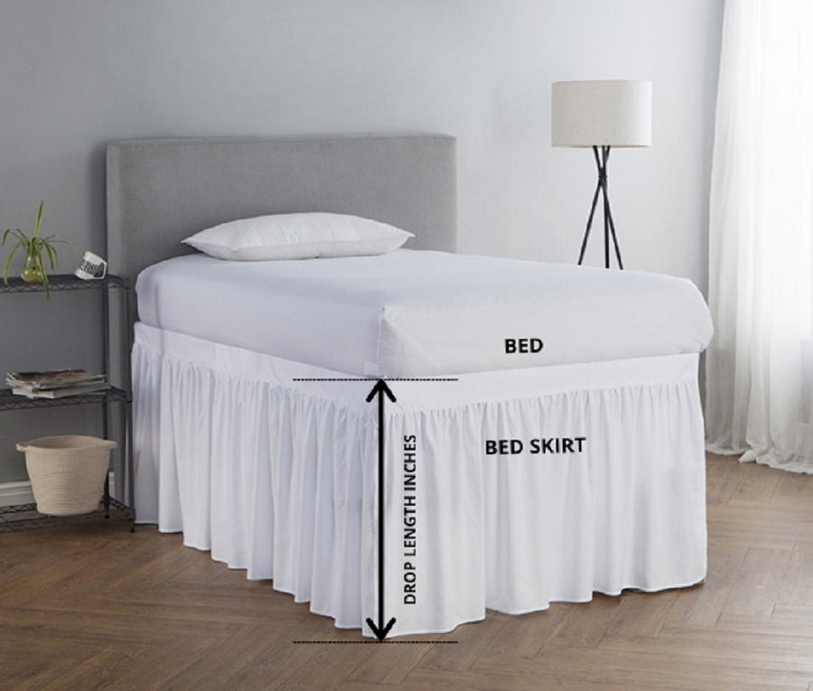 Bed skirt drop length hotsell