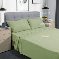 Up To 77% Off on 4Pcs/set Elastic Bed Sheet Gr